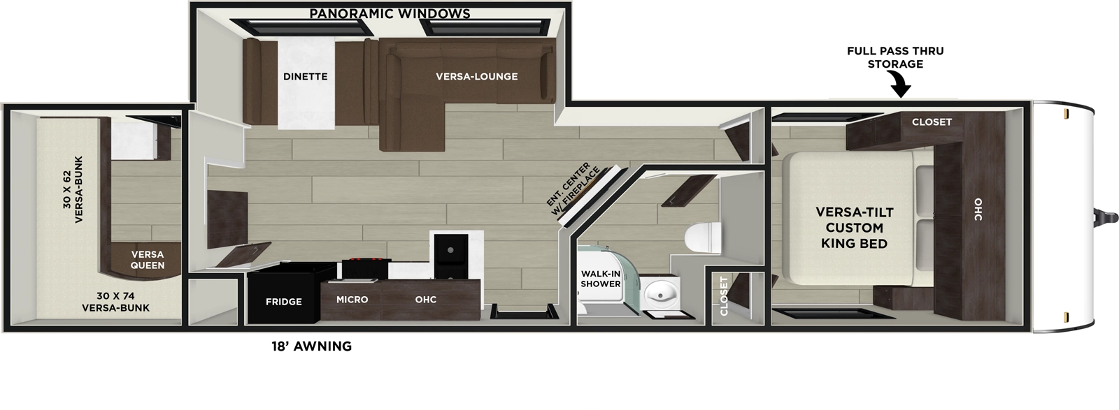 Wildwood 29VBUD Floorplan